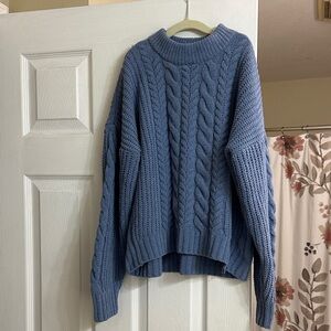 Abercrombie Kids Navy Cable Knit Sweater